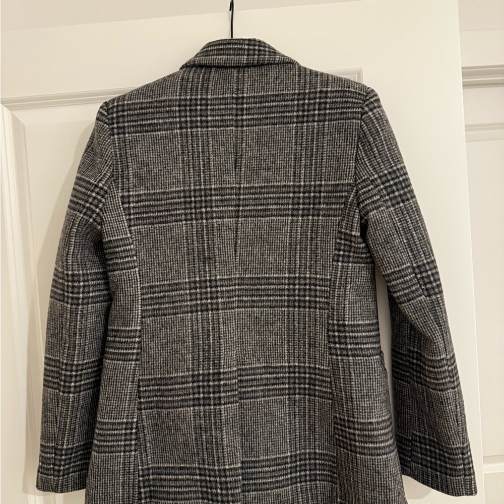 Something Navy Brushed Plaid Blazer - image 6